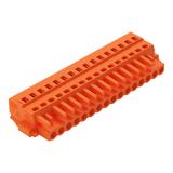 Gniazdo MCS-MIDI Classic 16-biegunowe pomarańczowe raster 5,08mm /25szt./ 231-316/107-000 WAGO