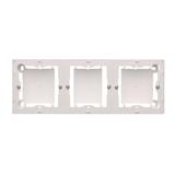 puszki instal. Puszka natynkowa płytka (31mm) potrójna biały