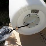 Nowodvorski lampa stojąca zewnętrzna (świecąca donica) Flowerpot M E27 biała 9712