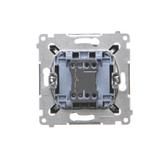 Simon 54 Przycisk pojedynczy zwierny bez piktogramu 16A z. śrub. czarny