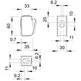 2031/M, UCHWYT ZBIORCZY GRIP 15X NYM3X1.5