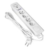 Listwa przeciwprzepięciowa 4 gniazda kabel 3x1,0mm2 3m z wyłącznikiem podświetlanym dwutoro OR-AE-13