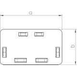 KOŃCÓWKA KANAŁU WDK 40X110 B.