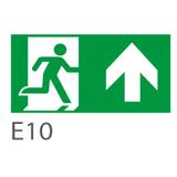 Piktogram WYJŚCIE W GÓRĘ PRAWO - E10