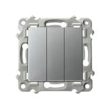 SZAFIR Łącznik potrójny - kolor srebro