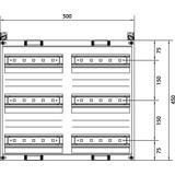 univers N HC 450x500mm zestaw do zabudowy aparatury modułowej 6x12 M UC32MG HAGER