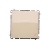 Simon Basic Przycisk światło 10A 250V szybkozłączka beż BMS1.01/12 KONTAKT