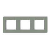 MINI Ramka uniwersalna potrójna kwadratowa z tworzywa szałwiowy