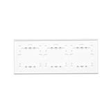 Simon 54 Touch Panel dotykowy S54 Touch 3 moduły 1 pole dotykowe + 2 pola dotykowe poziome + 4 pola dotykowe biała mgła DSTR3124/70 KONTAKT