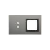 Simon 54 Touch Panel dotykowy S54 Touch 2 moduły 2 pola dotykowe pionowe + 1 otwór na osprzęt S54 burzowa chmura DSTR230/72 KONTAKT