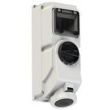 GN.32A 4P IP67 7H Z BLOK.MECHAN.OBUD.DUZA