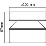 ENDURA STYLE CYLINDER CEILING 6WST LEDV Oprawa zewnętrzna