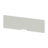 WTW WFF185/300 Płyta separacyjna (terminal), Płyta zamykająca i pośrednia, 287 mm x 90 mm, szary /10szt./ 1067400000 WEIDMÜLLER