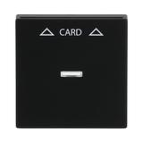 FUTURE Pokrywa do wyłącznika na kartę Do mechanizmu 2025 U czarny matowy