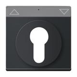 FUTURE Pokrywa z polem opisowym. Z nadrukiem Do wyłącznika na klucz i wyłącznika/przycisku żaluzjowe