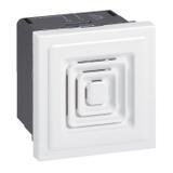 Mosaic Sygnalizator Dźwiękowy 2 Moduły Biały 5-9-17Ma / 12-24-48V DC 076642 LEGRAND