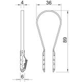 1973, UCHWYTY BKS 2040MM 197340