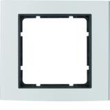 BERKER B.3 Ramka pojedyncza aluminium/antracyt 10113004 HAGER