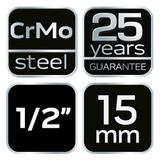 Nasadka udarowa 1/2", 15 x 38mm, Cr-Mo