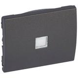 SISTENA LIFE KLAWISZ CHOCO POJEDYNCZY Z BEZBARWNYM OKIENKIEM PODŚWIETLENIA, Legrand