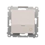 Simon 54 Przycisk „dzwonek” z podświetleniem LED 10A szybkozłączka biały