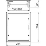 ZES6-2 U10T 7011, Kaseta rewizyjna uniwersalna