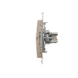 Simon 54 Gniazdo HDMI złoty mat