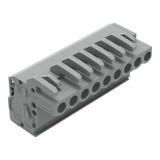 MCS-MIDI Classic gniazdo kątowe 9-bieg. szare raster 5 mm /50szt./ WAGO