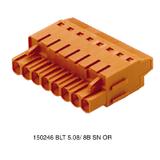 BLT 5.08HC/08/180B SN OR BX Wtyk PCB (złącze wiązki), 5.08 mm, Liczba biegunów: 8, Przylącze TOP /42szt./ 1502460000 WEIDMÜLLER