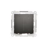 Simon 54 GO Ściemniacz do żarówek LED-owych, 230 V [Wi-Fi] czarny DESL1W.01/49 KONTAKT