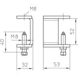 KLL 52 FT, Zacisk
