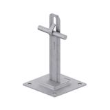 AN-11A/OG/-N Uchwyt na płytce stalowej H=12cm Z-zagięcie /OG/