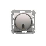 Simon 54 Łącznik zdalnie sterowany z przekaźnikiem 8(2) A 230V srebrny mat *Wymagana instalacja 3-przewodowa DWP10P.01/43 KONTAKT