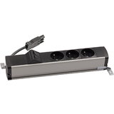 "Simon 480 TS48-110E300K0-40 Listwa standardowa 3 gn. typ E i płytka 2xRJ45 keystone