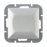 Łącznik krzyżowy podtynkowy Pearl, 10A, 250V, WP-8P, srebrny