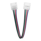 Złączka LED RGB 10mm dwustronna z przewodem