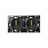 Simon 100 Zestaw 2-krotny: 2 gniazda z 2 zintegrowanymi ładowarkami USB SmartCharge 21 A