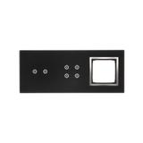 Simon 54 Touch Panel dotykowy S54 Touch 3 moduły 2 pola dotykowe poziome + 4 pola dotykowe + 1 otwór na osprzęt S54 księżycowa lawa DSTR3240/74 KONTAKT
