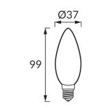 Lampa z diodami SMD LED VELA LED E14 6W 4500K