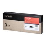 Kinkiet lampa nad lustro RICO LED 7W 770lm 4000K IP44 dł. 40 cm czarna ORNO