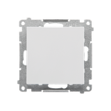 Simon 55 Przycisk zwierny pojedynczy zwierny bez piktogramu szybkozłączka Jasnoszary mat