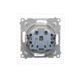 Simon 54 Gniazdo IP44 Z USZCZELKĄ 16A z. śrub. biały *Uszczelka do ramek S54 PREMIUM