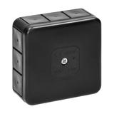 Puszka n/t PRO IP55 400V 12 przepustów gumowych 85x85x37mm czarny OR-JB-13807/B ORNO