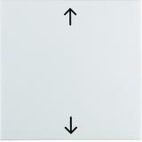 BERKER S.1/B.3/B.7 Klawisz nadrukowany symbol strzałki biały 16208919 HAGER