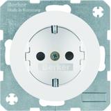 BERKER R.1/R.3 Gniazdo SCHUKO biały 47232089 HAGER
