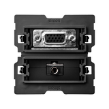 Simon 100 Gniazdo VGA+mini-jack (mechanizm) zaciski śrubowe