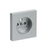 FUTURE Pokrywa gniazda z przesłonami Do gniazda 20 M-500 aluminiowo srebrny 2CKA002099A0241 ABB