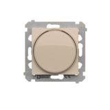Simon 54 Ściemniacz naciskowo-obrotowy 20–500 W kremowy DS9T.01/41 KONTAKT