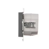 Simon 55 Oprawa oświetleniowa LED 230V (0,93 W) Barwa ciepła biała 3100K Grafitowy mat