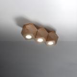 Sollux Plafon WOODY 3 naturalne drewno SL.1010